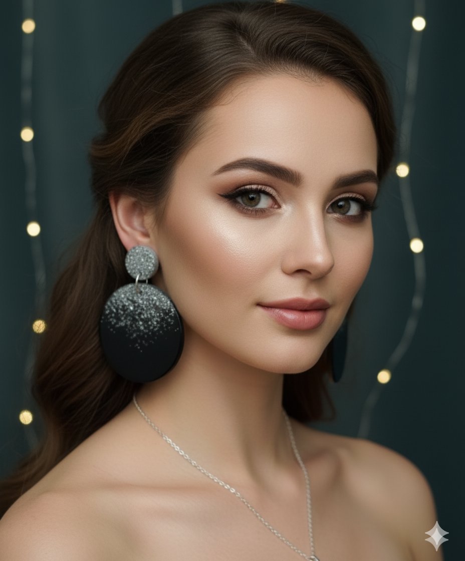 2025/10/1000377615.jpg chic black & silver sparkle drop earrings